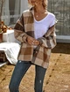 Жіноча фланельна сорочка UANEO Button Flannel Jacket Color: Khaki S - изображение 4