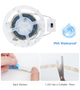 Світлодіодна стрічка сенсорна з вологозахистом LED USB 5V 6000К 1m 60led, (Холодний колір) - зображення 2
