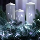 Гирлянда нить 22м на 500 LED лампочек светодиодная прозрачный провод 8 режимов работы Белый - изображение 2