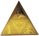 Скарбничка Pyramid International The Legend of Zelda Triforce (5050293867601) - зображення 1