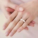 Обручальное кольцо DIAMOND of LOVE "Калейдоскоп &nbsp;Любви: Сияние" в розовом золоте, 17р - изображение 2