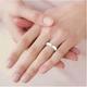Обручальное кольцо DIAMOND of LOVE "Калейдоскоп Любви: Сияние" в белом золоте, 17р - изображение 2