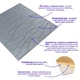 3D панель стінова самоклеюча Sticker Wall Silver 700*700*6mm D (3DPanda-1951) - изображение 2