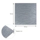 3D панель стінова самоклеюча Sticker Wall Silver 700*700*6mm D (3DPanda-1951) - изображение 3