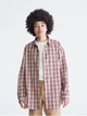 Рубашка хлопковая оверсайз мужская Calvin Klein 45792255 XL Красная (1159806706) - изображение 1