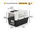 Переноска для собак та котів Ferplast Atlas Professional 60 сіра до 45 кг 61x91x68 см 73060021 - зображення 2