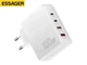 Зарядное устройство Essager 100W GAN 2 x Type-C + 2 x USB-A White - изображение 1
