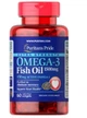 Риб'чий Жир Omega-3 Fish Oil Extra Strength 1500мг 60 софтгель - зображення 1