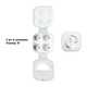 Амбушюри для Apple AirPods Pro / AirPods Pro 2 для навушників White - розмір М (4 шт) - изображение 1