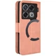 Чехол-книжка с кармашками Deexe Wallet Stand для Infinix GT 20 Pro - Pink - изображение 6
