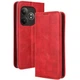 Чехол-книжка Deexe Retro Style для Realme GT Neo 6 SE / GT 6T - Red - изображение 1
