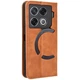 Чехол-книжка Deexe Retro Style для Infinix GT 20 Pro - Brown - изображение 5