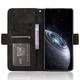 Чехол-книжка с кармашками Deexe Wallet Stand для Infinix GT 20 Pro - Black - изображение 2
