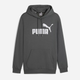 Худі утеплене чоловіче Puma Ess Big Logo Hoodie Fl (S) 58668769 S Темно-сіре (4099686945060) - зображення 1