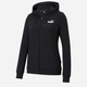 Толстовка на блискавці з капюшоном жіноча Puma Ess Small Logo Full-Zip Hoodie Tr 58681301 L Чорна (4063697178991) - зображення 4