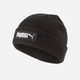 Шапка біні Puma Classic Cuff Beanie Jr 2346201 Чорна (4064533036925) - зображення 1