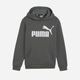 Дитяче тепле худі на флісі для хлопчика Puma Ess Big Logo Hoodie Fl B 586965-60 98 см Темно-сіре (4099685595846) - зображення 4