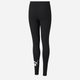 Młodzieżowe legginsy sportowe dla dziewczynki Puma Ess Logo Leggings G 587035-01 98 cm Czarne (4063697162259) - obraz 2