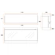 Электрокамин трехсторонний British Fires NEW FOREST 1200 с обогревом, дровами, углем, корой, кристаллами, цветными подсветками наполнения, размер 1200x565x311 - изображение 2