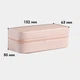 Шкатулка Casegrace SP-01185 Pink для украшений и ювелирных изделий портативная - изображение 10