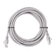 Патч-корд 2E Cat. 5e UTP 26AWG RJ-45 7/0.16 Cu LSZH 3м Сірий (2E-PC5ECU-3LSZH-GRY) - зображення 1