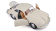 Машинка Bburago 1961 Porsche 356B 1:24 White - изображение 3
