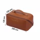 Женская косметичка Lesko BK-HZB-02 Brown несесер органайзер дорожная бьюти кейс - изображение 7