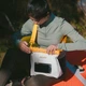 Водонепроницаемая сумка Naturehike CNK2300BS016 2.6л Бело-желтая (Kali) KL701 - изображение 2