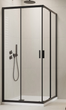 Душевая кабина RADAWAY Alienta Black D 100x80x190 стекло прозрачное 10258010-54-01 - изображение 1