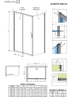 Душевая кабина RADAWAY Alienta Black DWJ+S 100x90x190 стекло прозрачное 10260100-54-01+10270090-54-01 - изображение 2