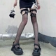 Панчохи з підв'язками чорні one size (Д1-0066) - зображення 4