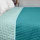 Покрывало паяное Zastelli Capri Breez/Clear Water Двустороннее 200х210 см (2100000286479) - изображение 1