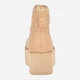 Женские угги низкие с мехом Guess 739442371 39 25 см Бежевые (1159806904) - изображение 3