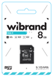 Карта памяти Wibrand microSDHC 8GB Class 4 + SD адаптер (WICDC4/8GB-A) - изображение 2