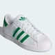 Мужские кеды низкие Adidas Superstar IE9047 46.5 (11.5UK) 30 см Superstar Ftwwht/Green/Ftwwht (4067889253015) - изображение 2