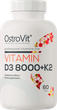 Suplement diety OstroVit Witamina D3 8000 + K2 60 tabletek (5903933903064) - obraz 1