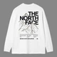 Лонгслив унисекс з малюнком гір The North Face розмір L білого кольору - зображення 3