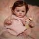 Большая виниловая кукла-ПУПС ручной работы с игрушкой Reborn Baby Doll с настоящими волосами и живыми глазами - изображение 2