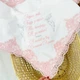 Крыжма махровая с вышивкой Family Tradition для девочки 100х100 см белая Крестнице с любовью - изображение 3
