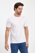 Футболка однотонная Trend Collection 24y1267 Белый (BEYAZ) 2XL - изображение 3