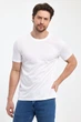 Футболка однотонная Trend Collection 24y1267 Белый (BEYAZ) 2XL - изображение 6