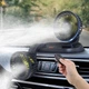 Автомобільний вентилятор 12-24в 4" подвійний з градусником і пультом управління від прикурювача(12801) - изображение 4