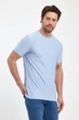 Футболка однотонная Trend Collection 24y1234 голубой (B.MAVI) M - изображение 9