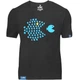 Футболка KLOST School Of Fish Black хлопковая с принтом для рыбалки S - изображение 1