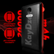 Повербанк умб 20000 mah со встроенными кабелями micro usb type c lightning Andowl Q-T70Х1 павербанк для телефона роутера устройств powerbank внешний портативный аккумулятор повербанки большой емкости черно красный - изображение 5