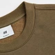 Світшот на флісі чоловічий H&M 0981416_PAUSE M Хакі (KAY2000001507674) - зображення 6