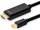 Кабель Ugreen MD101 Mini DP Male to HDMI Cable 4K 1.5 м Black (6957303828487) - зображення 2