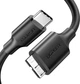 Кабель Ugreen US312 USB-C 3.1 to MicroUSB 3.0 3A Cable 1 м Black (UGR-20103) - изображение 2