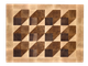 Торцева обробна дошка CUBO 3D Deep Shadows Велика (40 x 30 x 3.8 см) - зображення 3