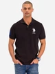 Поло длинное мужское U.S. Polo Assn 113044-8800A(BLACK) 2XL Черное (786667104496) - зображення 1